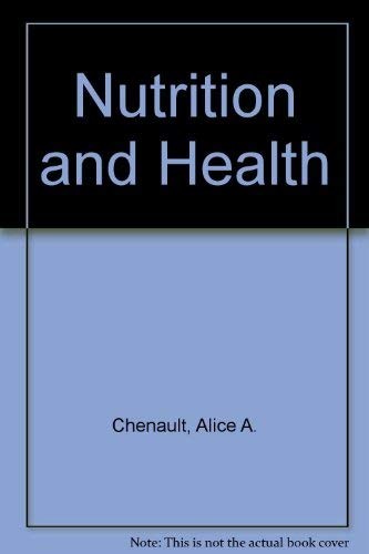 Cover for Nutrition and health