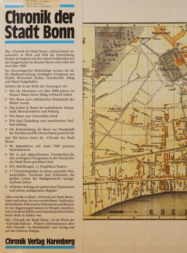 Cover for Chronik der Stadt Bonn