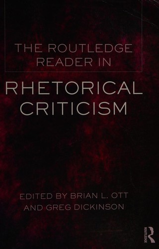 Cover for The Routledge reader in rhetorical criticism