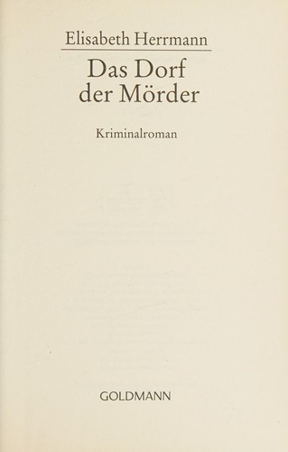 Cover for Das Dorf der Mörder