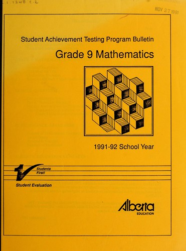 Cover for Student Achievement Testing Program bulletin