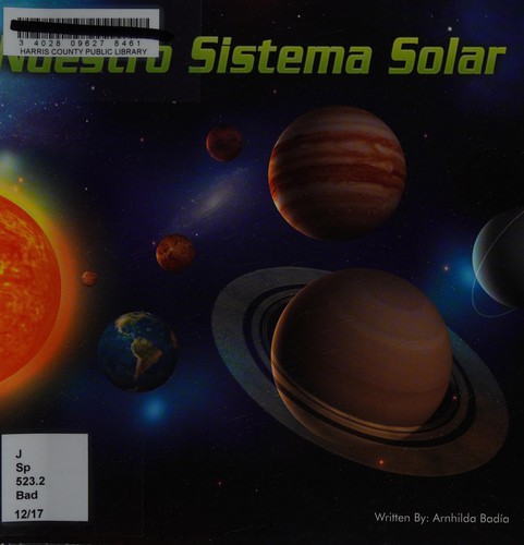 Cover for Nuestro Sistema Solar