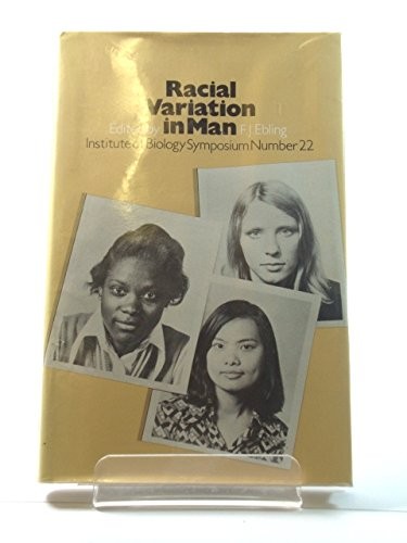 Cover for Racial variation in man