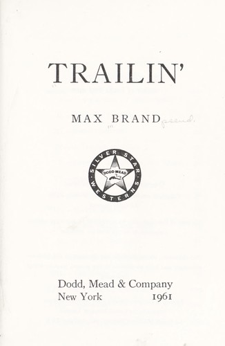 Cover for Trailin'