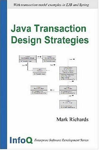 Cover for Java Transaction Design Strategies