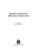 Cover for Omaggio a Zanzotto per i suoi ottanta anni