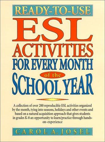 Cover for Ready-To-Use Esl Activities for Every Month of the School Year