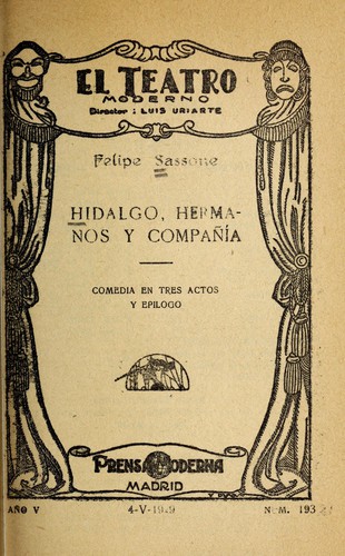 Cover for Hidalgo, hermanos y compañía