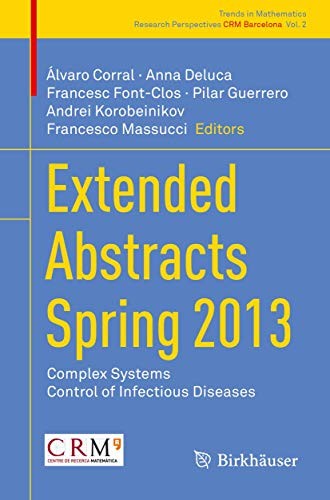 Cover for Extended Abstracts Spring 2013