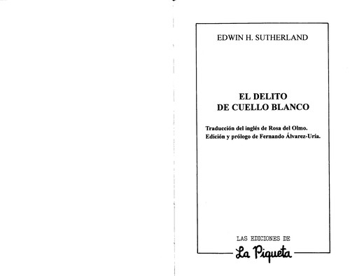 Cover for Delito de Cuello Blanco, El