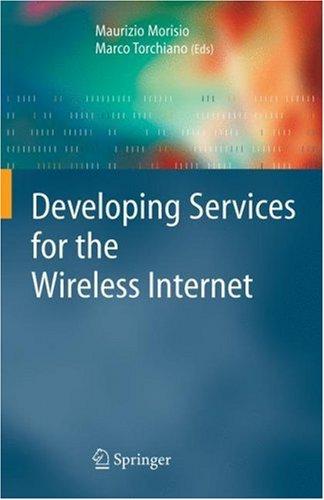 Cover for Developing Services for the Wireless Internet (Computer Communications and Networks)