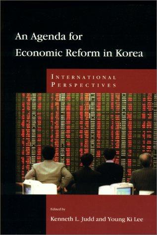 Cover for An Agenda for Economic Reform in Korea