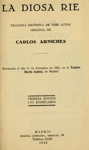 Cover for La diosa rie