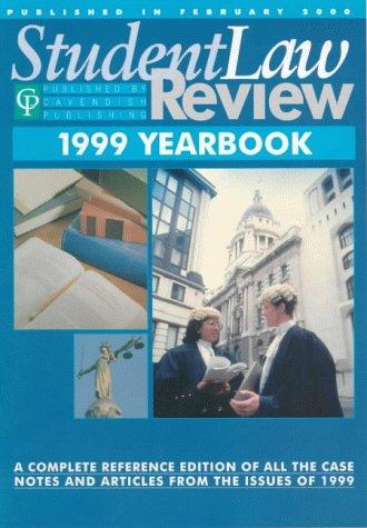 Cover for Student Law Review 1999 Yearbook
