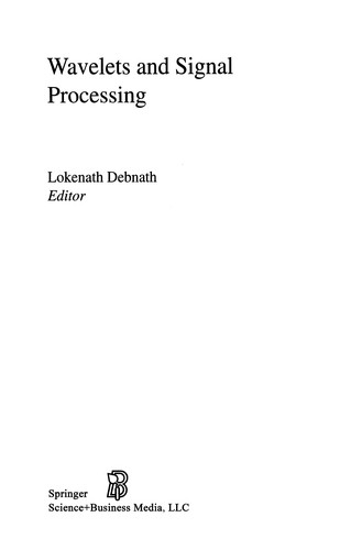 Cover for Wavelets and Signal Processing