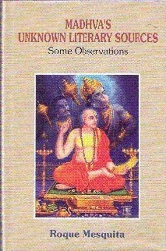Cover for Madhva's unknown literary sources