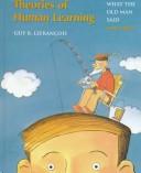 Cover for Theories of Human Learning