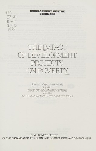 Cover for The Impact of development projects on poverty