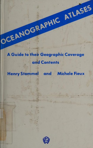 Cover for Oceanographic atlases