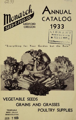 Cover for Annual catalog,1933