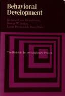 Cover for Behavioral development