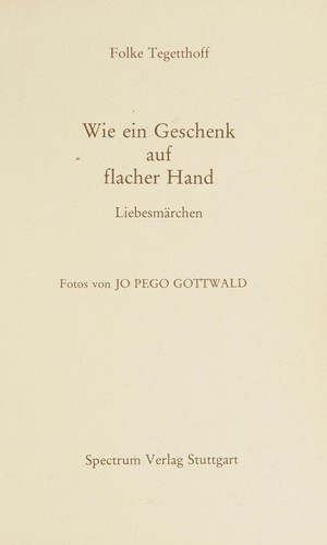 Cover for Wie ein Geschenk auf flacher Hand
