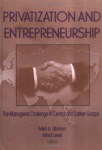 Cover for Privatization and Entrepreneurship