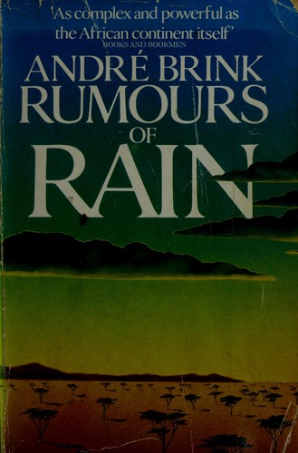 Cover for Rumours of rain