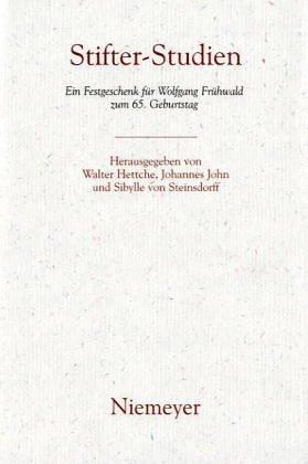 Cover for Stifter-Studien