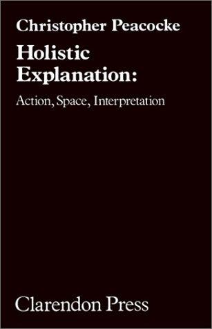 Cover for Holistic explanation