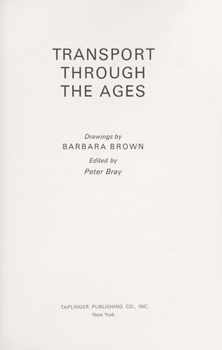 Cover for Transport through the ages.