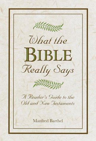 Cover for What the Bible really says