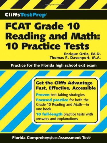 Cover for CliffsTestPrep FCAT Grade 10 Reading and Math