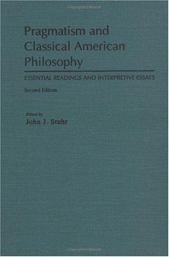 Cover for Pragmatism and Classical American Philosophy