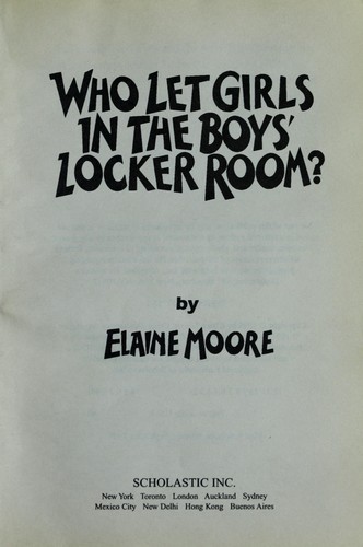 Cover for Who let girls in the boys' locker room?
