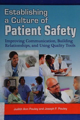 Cover for Establishing a culture of patient safety