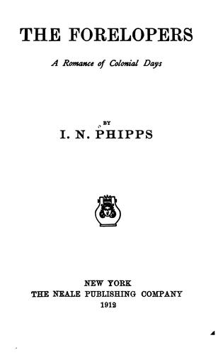 Cover for The forelopers