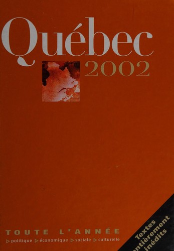 Cover for Québec 2002