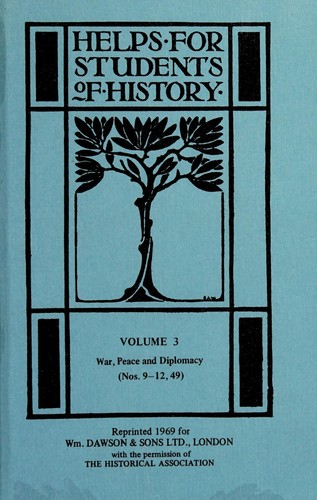 Cover for Helps for students of history.