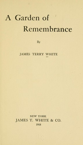 Cover for A garden of remembrance
