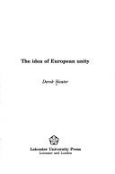 Cover for The idea of European unity