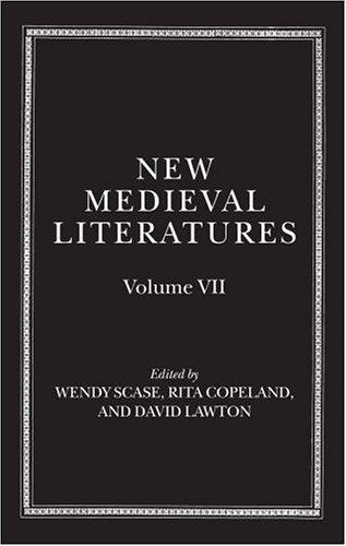 Cover for New Medieval Literatures