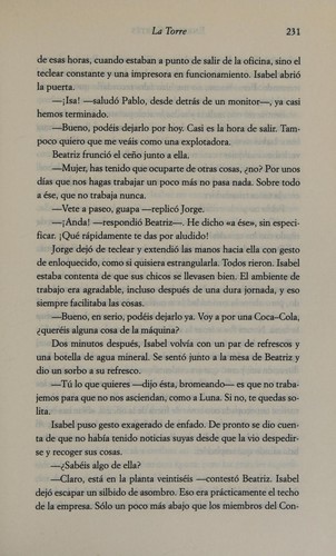 Cover for La torre