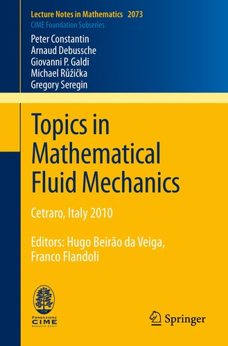Cover for Topics in Mathematical Fluid Mechanics