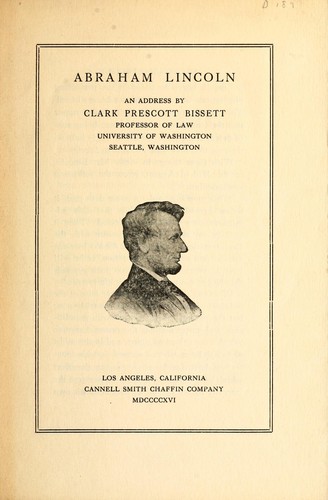 Cover for Abraham Lincoln
