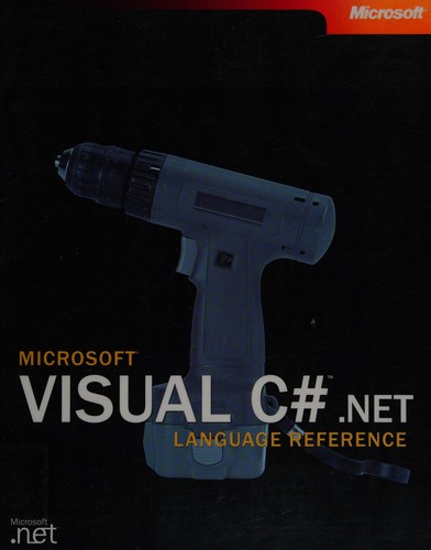 Cover for Microsoft visual C#.NET