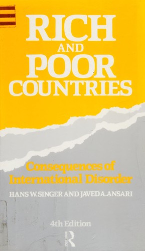 Cover for Rich and poor countries