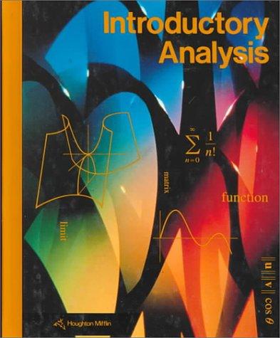 Cover for Introductory Analysis/Grade 12 (2-12700)