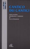 Cover for Cantico dei cantici