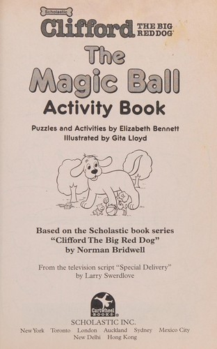 Cover for The Magic Ball Activity Book (Clifford & Company - Clifford the Big Red Dog)